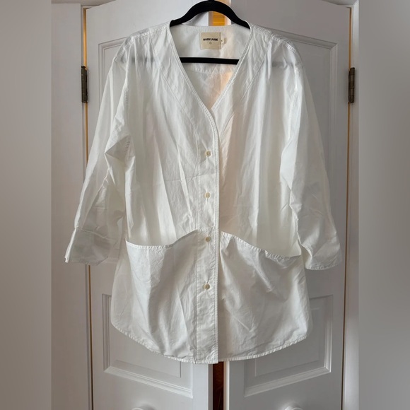Rudy Jude Tops - SOLD RUDY JUDE Big Pocket Shirt size small salt